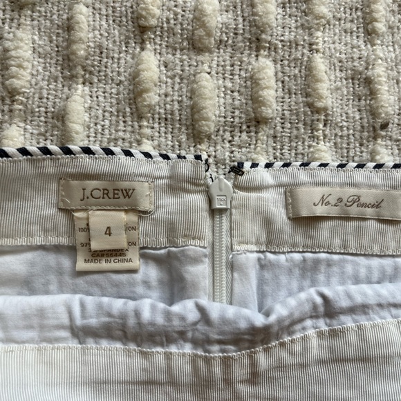 J. Crew Number 2 Pencil Seersucker Skirt - Picture 9 of 9